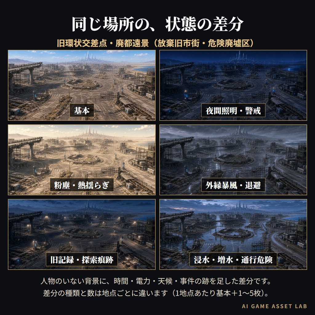 Nova Layer 分断未来都市 背景素材集|218地点・780枚