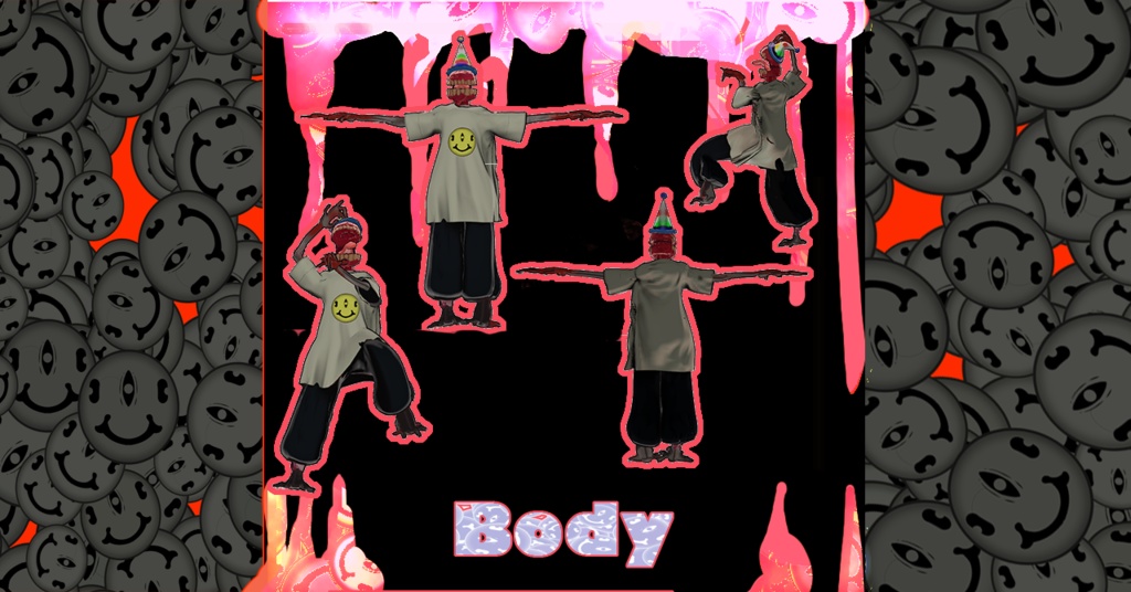 Birth Day Boy -バースデーボーイ- VRC向け/自開発ゲーム向け 3Dモデル  For VRC/self-developed games