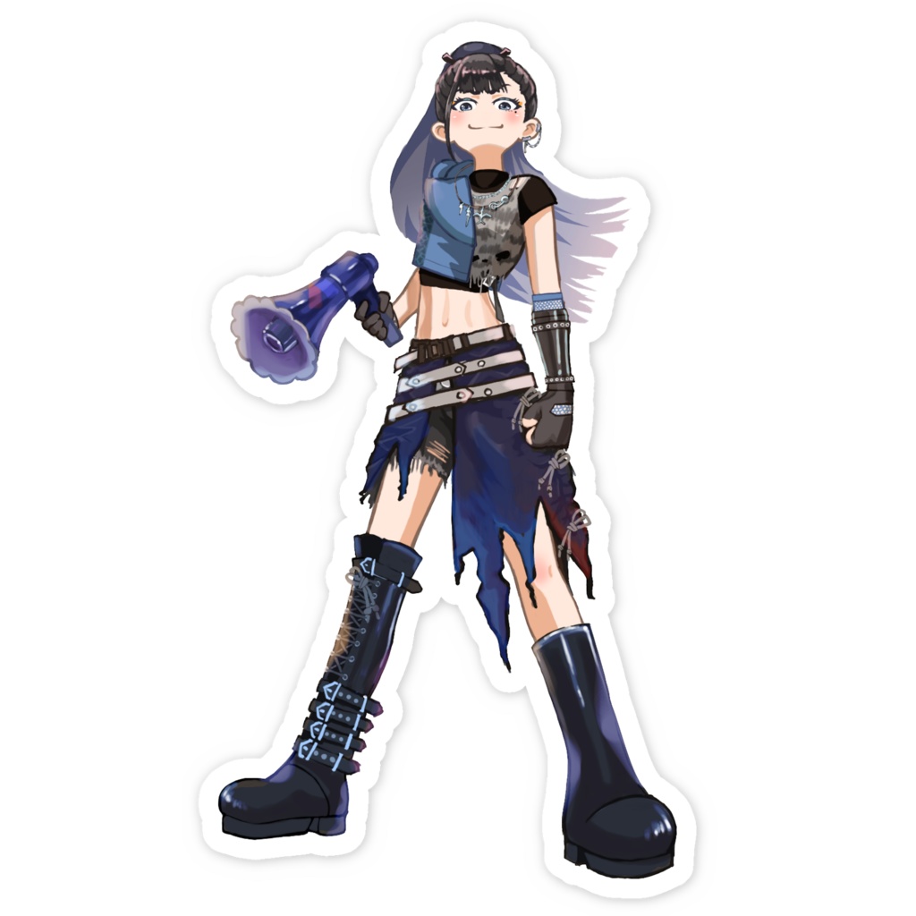 雨夜 燕　ステッカー