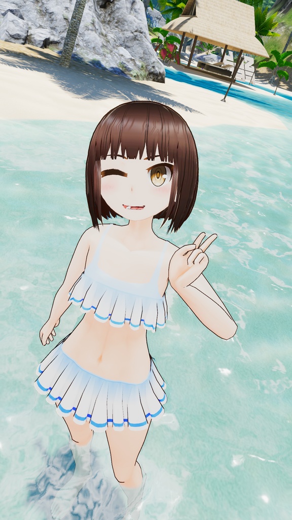 オリジナル3Dモデル「ななみ」