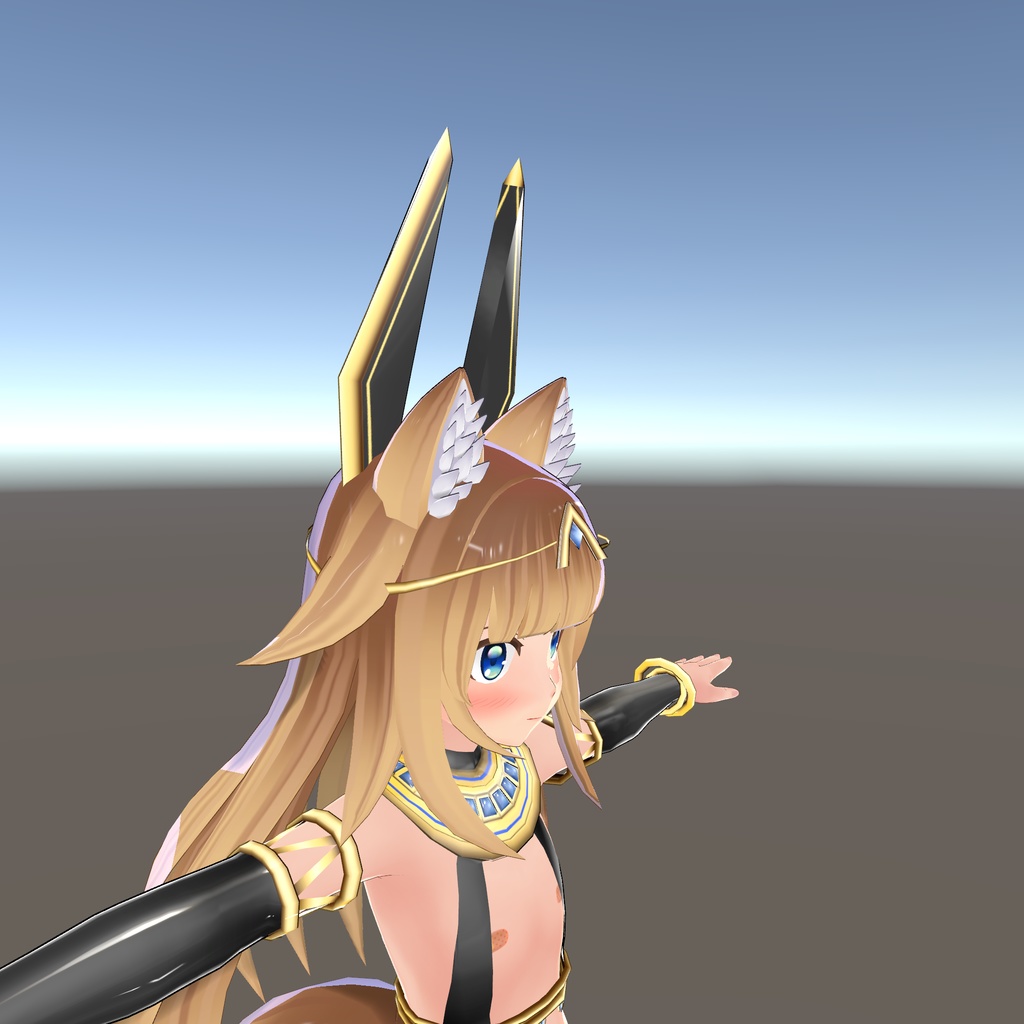 響狐リクちゃん専用エジプト風衣装