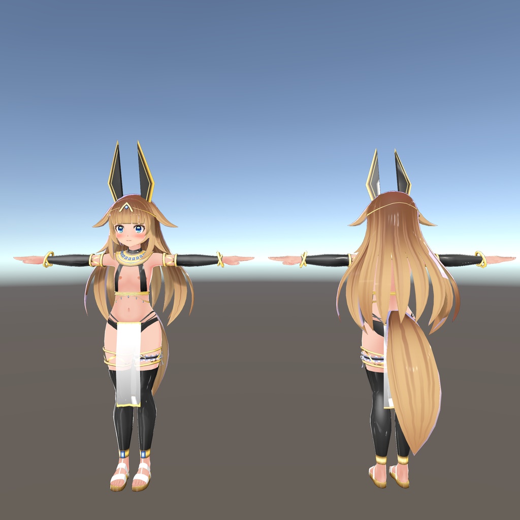 響狐リクちゃん専用エジプト風衣装