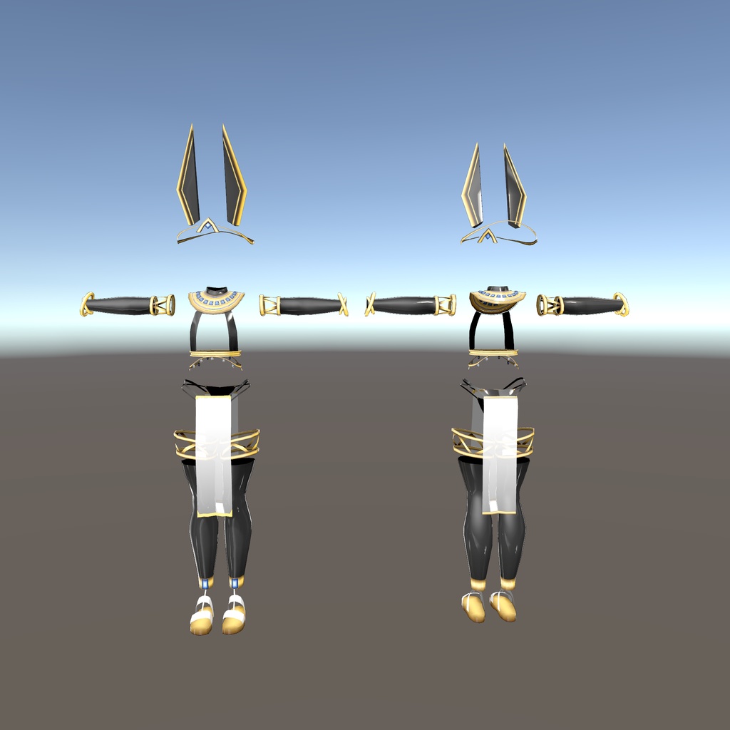 響狐リクちゃん専用エジプト風衣装