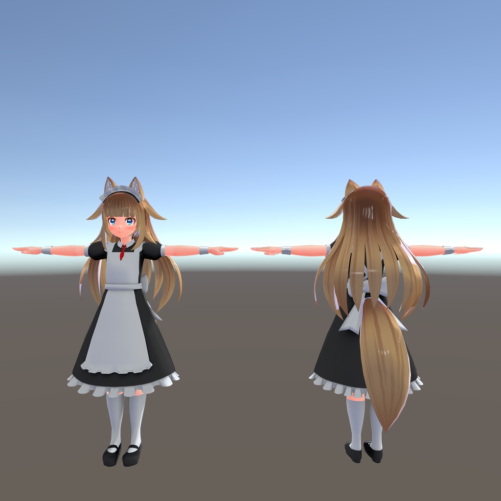 響狐リクちゃん専用メイド服