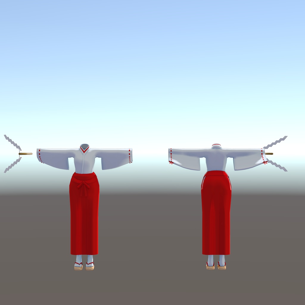 響狐リクちゃん専用の巫女服