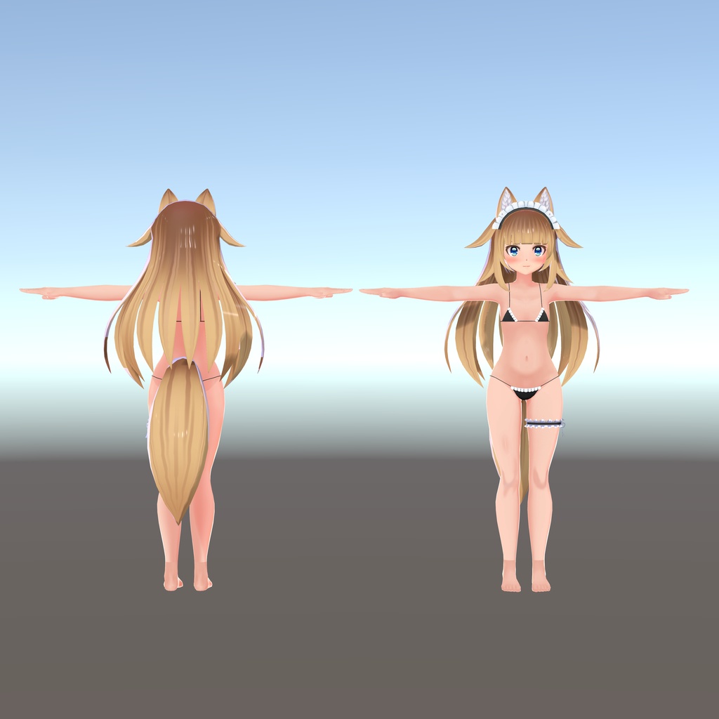 響狐リクちゃん専用メイドビキニ