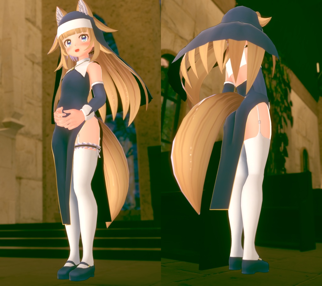 響狐リク専用シスター服