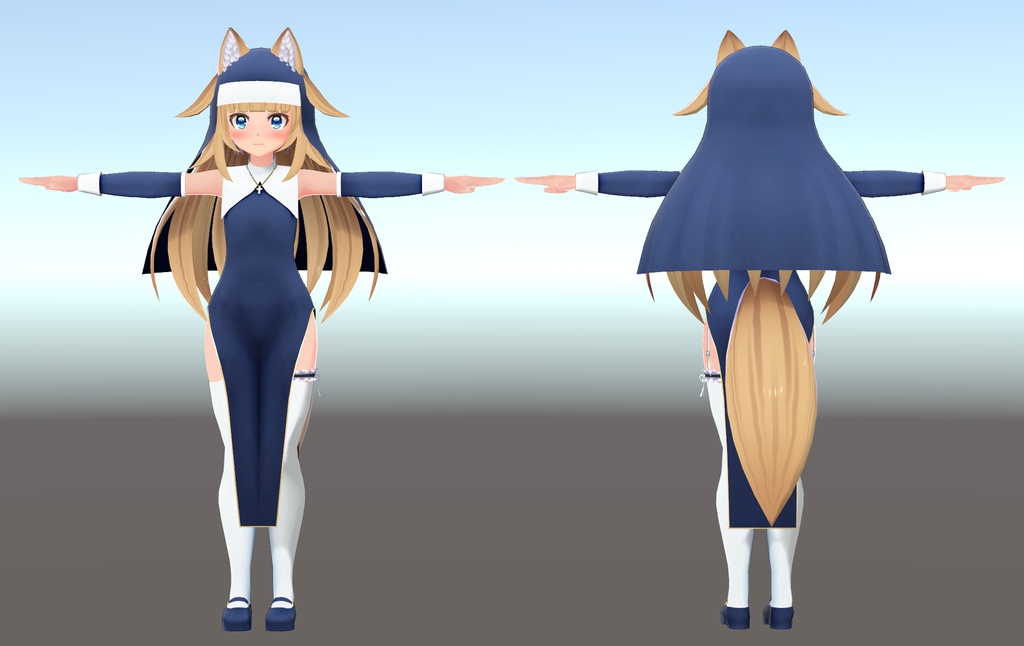 響狐リク専用シスター服