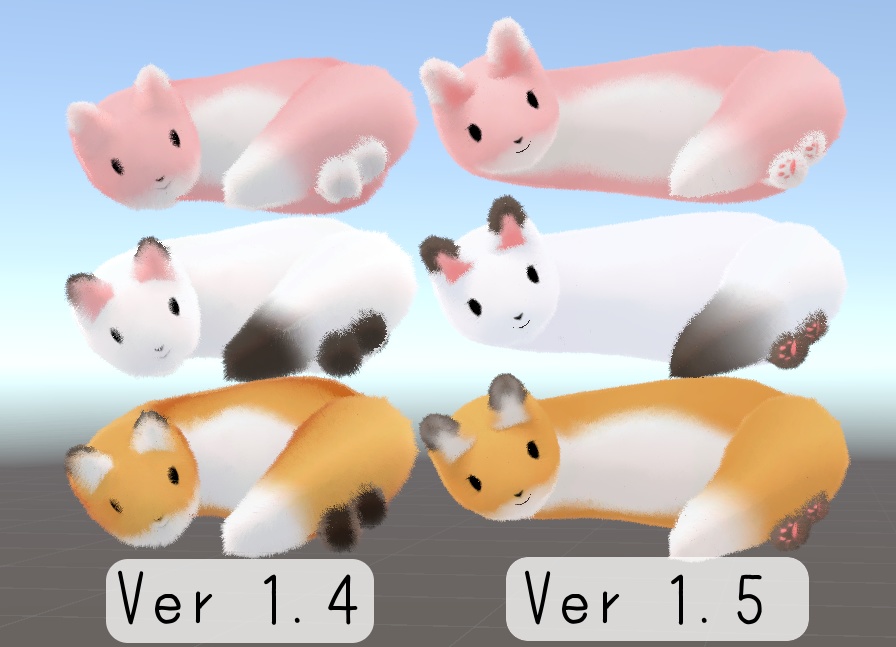 モフモフきつねakyoファー