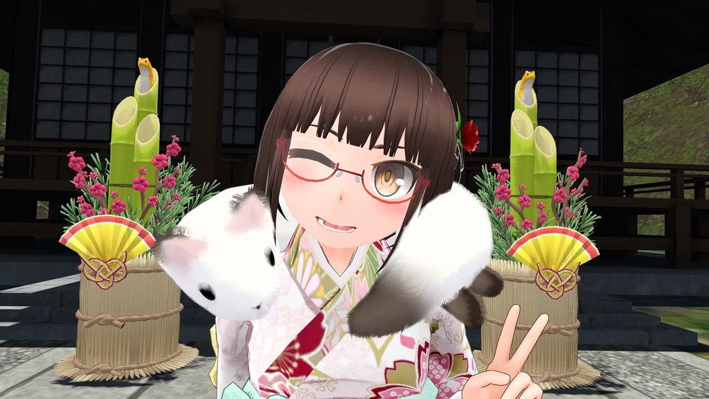 モフモフきつねakyoファー