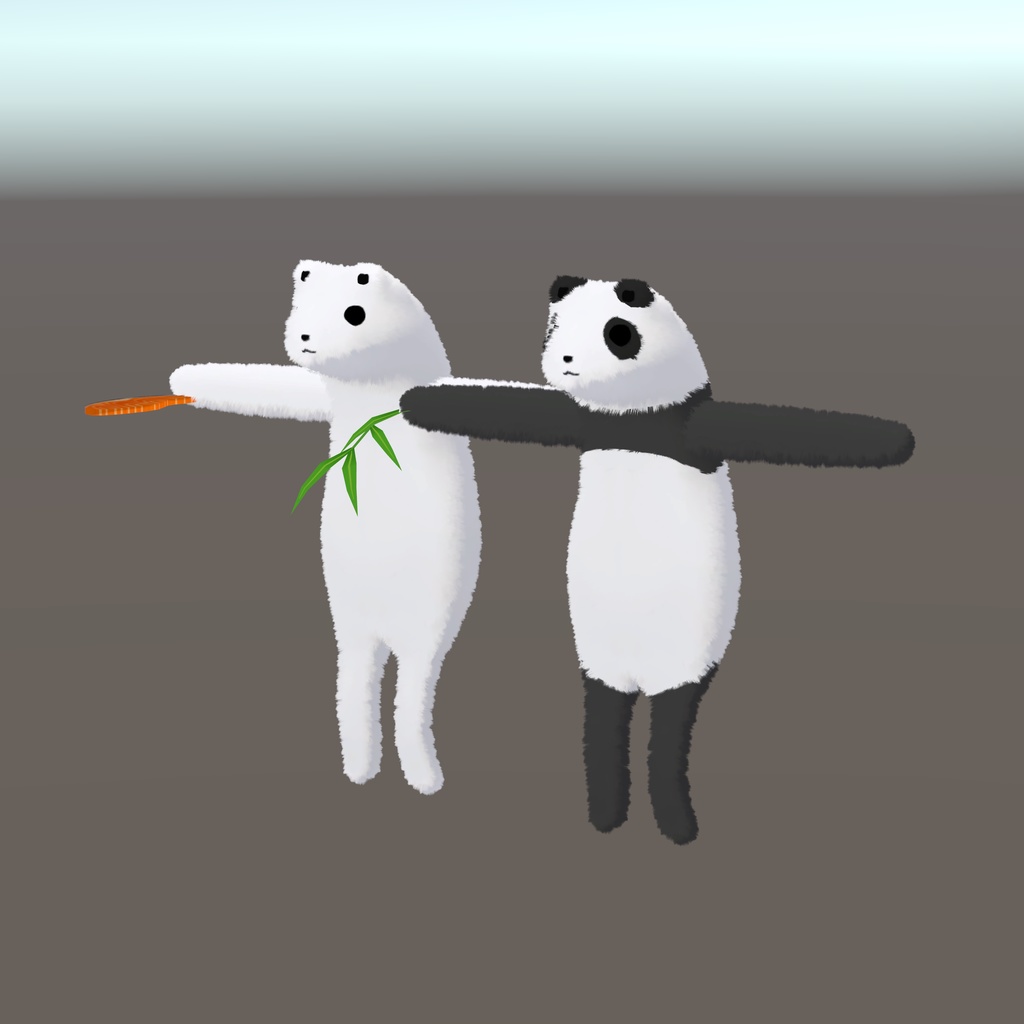 パンダakyo・白熊akyo