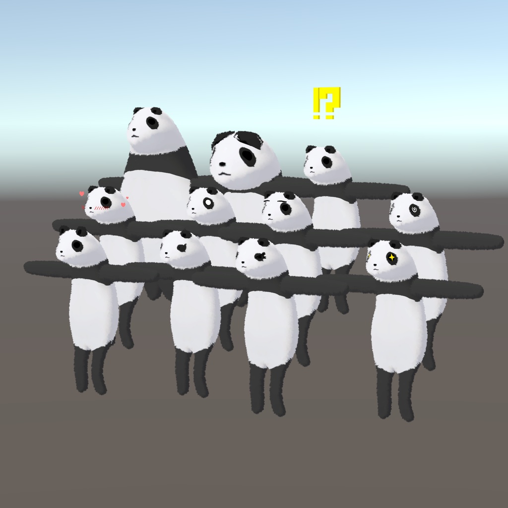 パンダakyo・白熊akyo