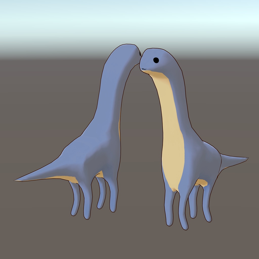 ブラキオサウルスakyo　プレシオサウルスakyo