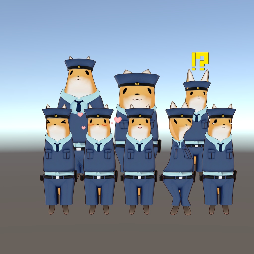 警察きつねakyo