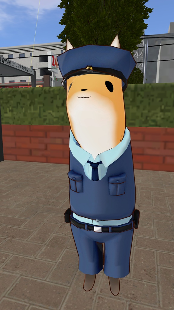 警察きつねakyo