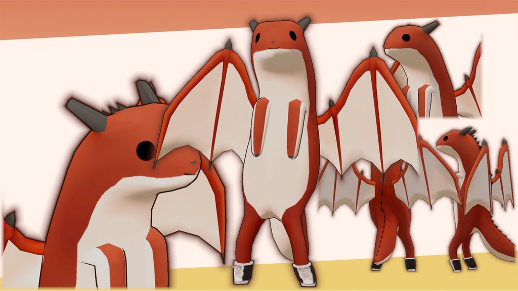 きつねakyo用の靴&どらごんakyo用の靴&サロペット