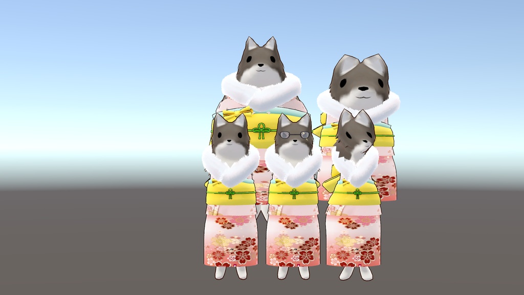 ふりそでおおかみakyo