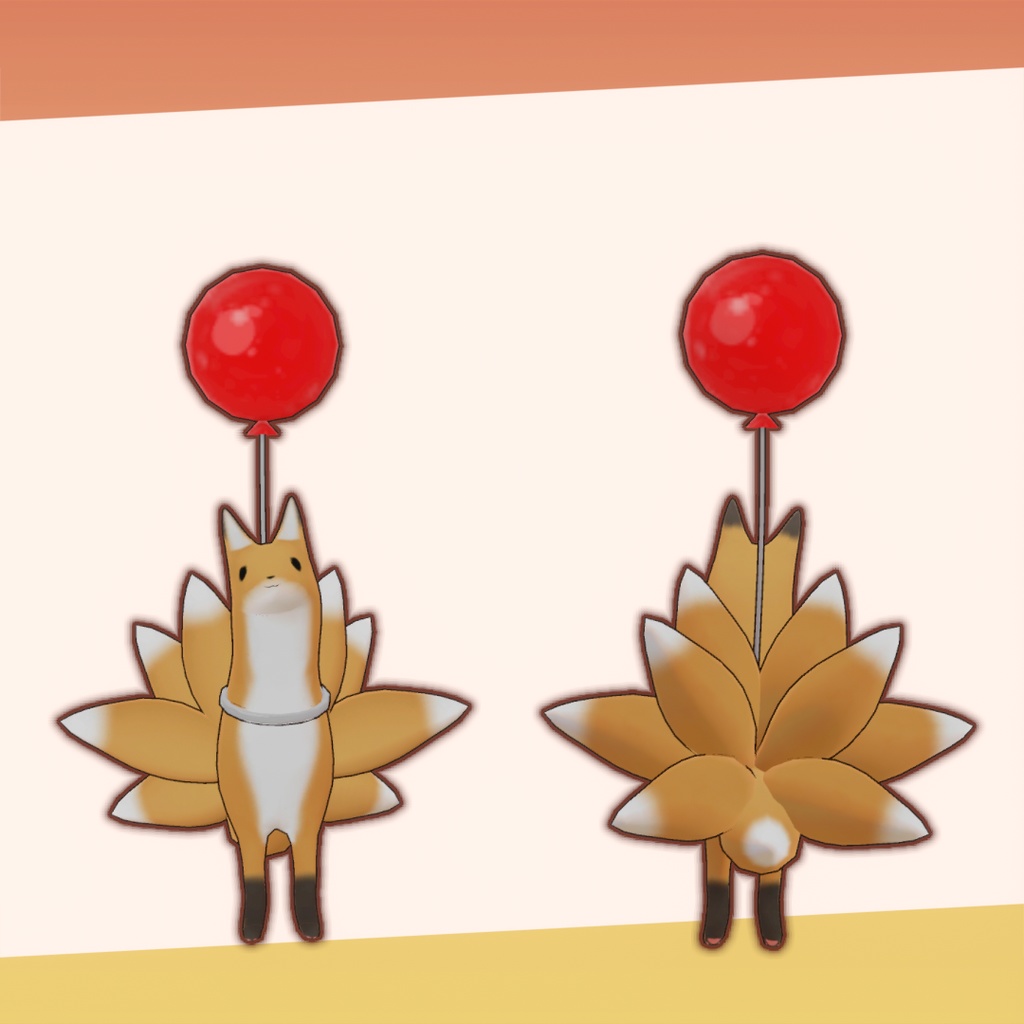 風船きつねakyo