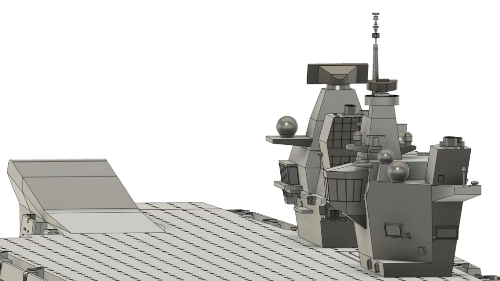 【STLデータ】1/700 イギリス海軍 クイーン・エリザベス級航空母艦 Queen Elizabeth-class aircraft carrier