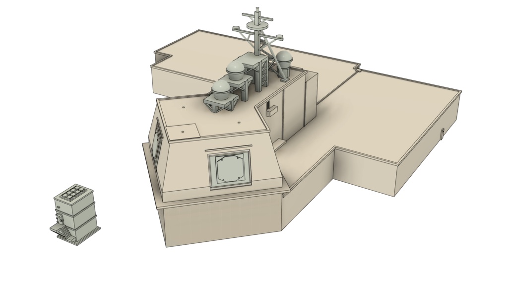【STLデータ】1/700 イージス・アショア Aegis Ashore