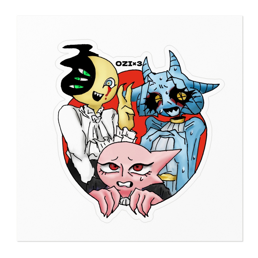 OZI×3 ステッカー