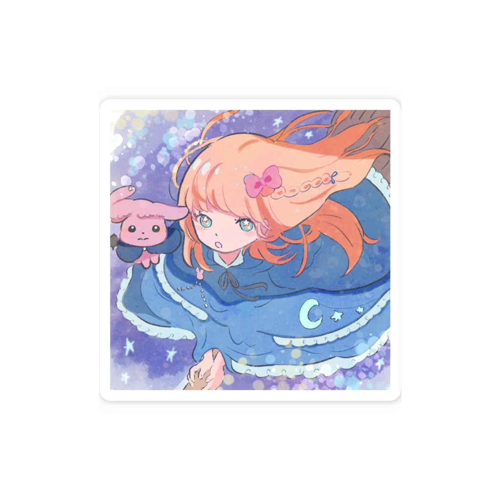 魔法使いと小さな相棒 ステッカー