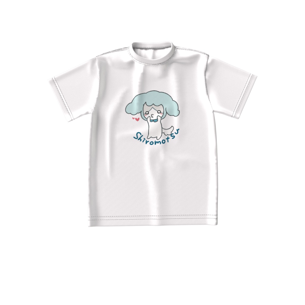 しろもつちゅっちゅ ビッグシルエットTシャツ