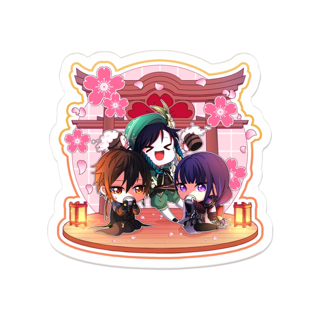 【Genshin Impact原神】ArchonアルコンAcrylic Badgeアクリルバッジ