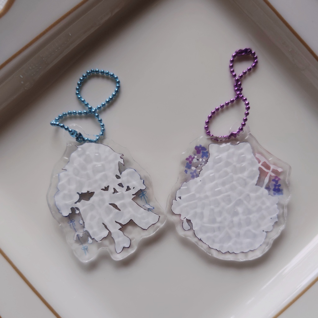 水面アクリルキーホルダー