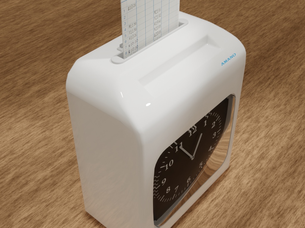 タイムレコーダー【時計は即アニメーション可能】