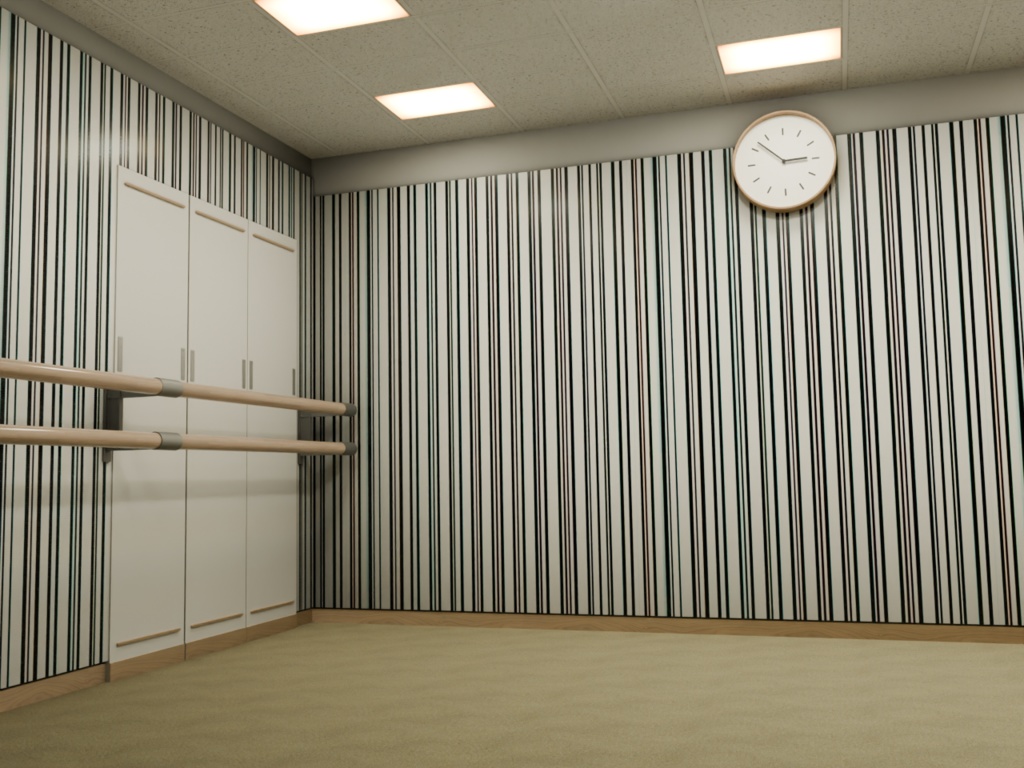 北欧調シンプルな壁掛け時計【即アニメーション可】