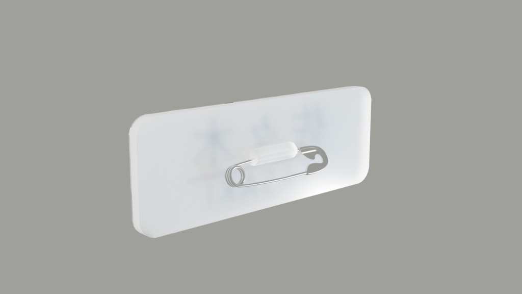 OL服によく合うアクリル名札ネームプレート