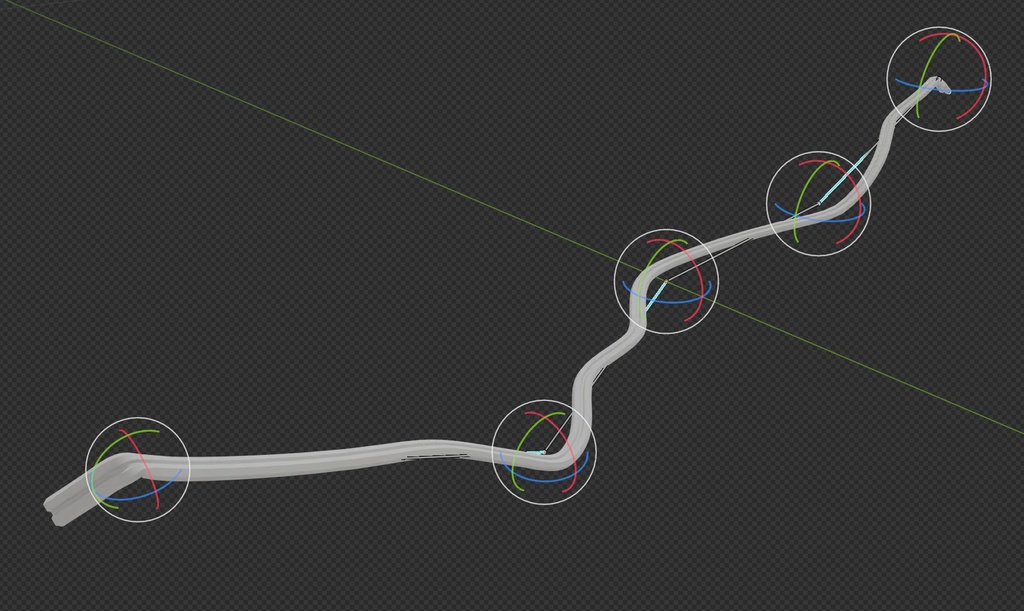 クネクネ曲がる!ACケーブル5本セット