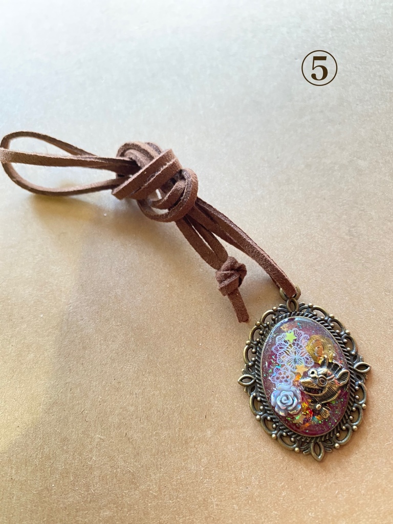 赤ずきん レジンネックレス