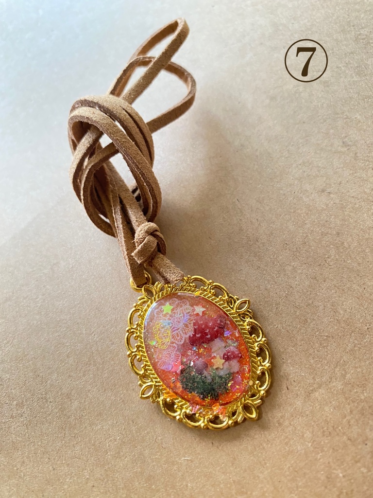 赤ずきん レジンネックレス