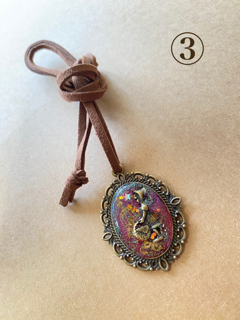 赤ずきん レジンネックレス