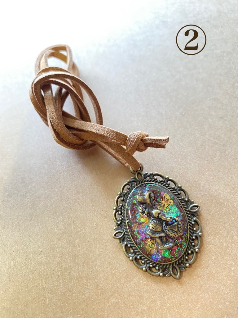 赤ずきん レジンネックレス