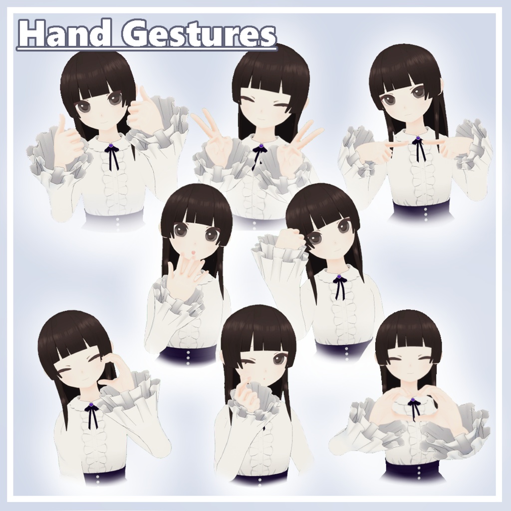 オリジナル3Dモデル『柊花-shūka-』