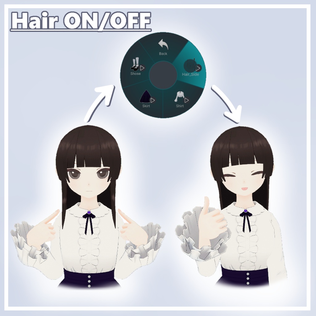 オリジナル3Dモデル『柊花-shūka-』