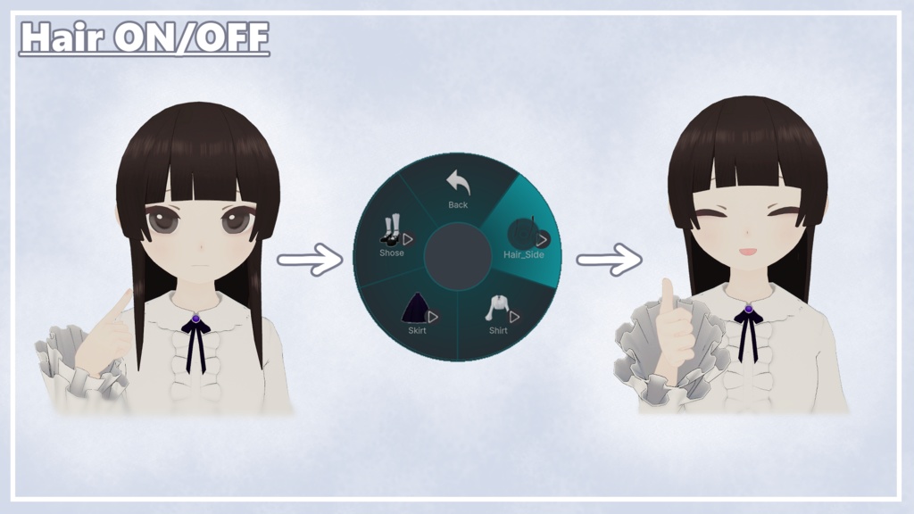 オリジナル3Dモデル『柊花-shūka-』