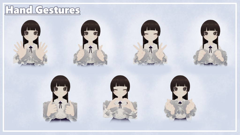 オリジナル3Dモデル『柊花-shūka-』