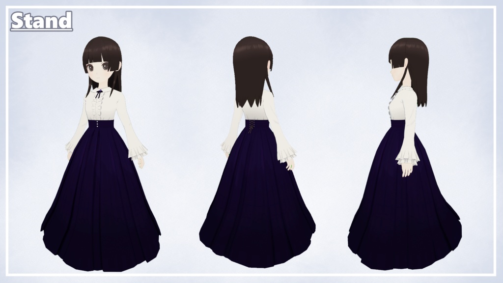 オリジナル3Dモデル『柊花-shūka-』