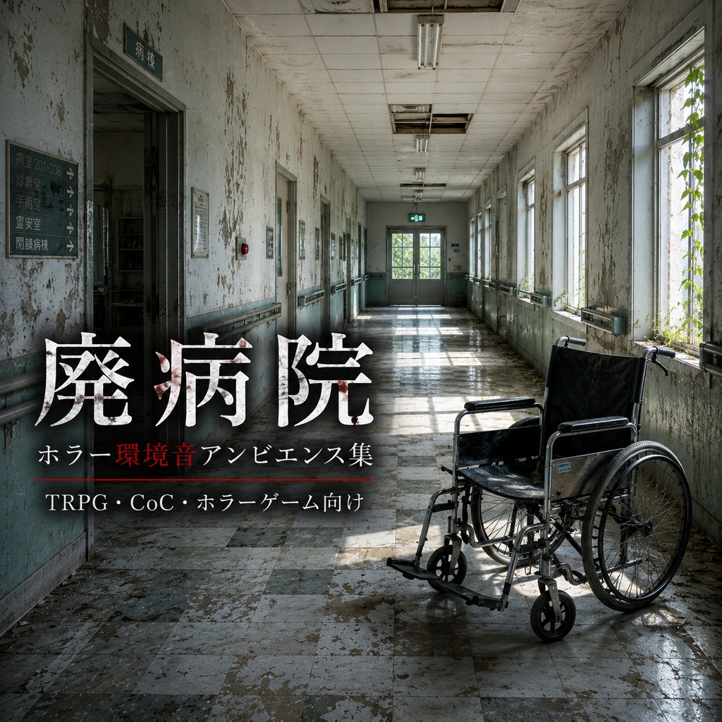 【ホラー環境音】 廃病院アンビエンス集
