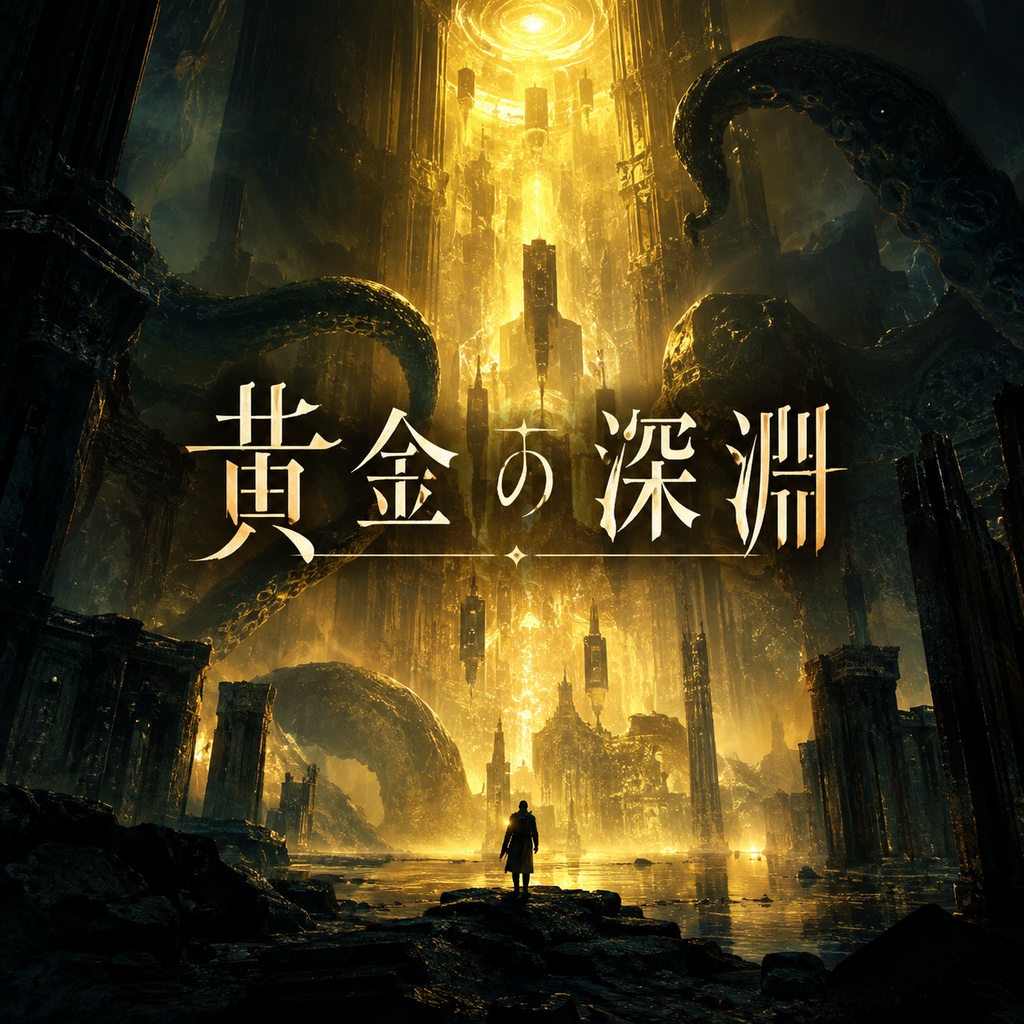 【TRPG・CoC向け】黄金の深淵 ― クトゥルフ神話ホラーBGM|異形・宇宙的恐怖・探索素材