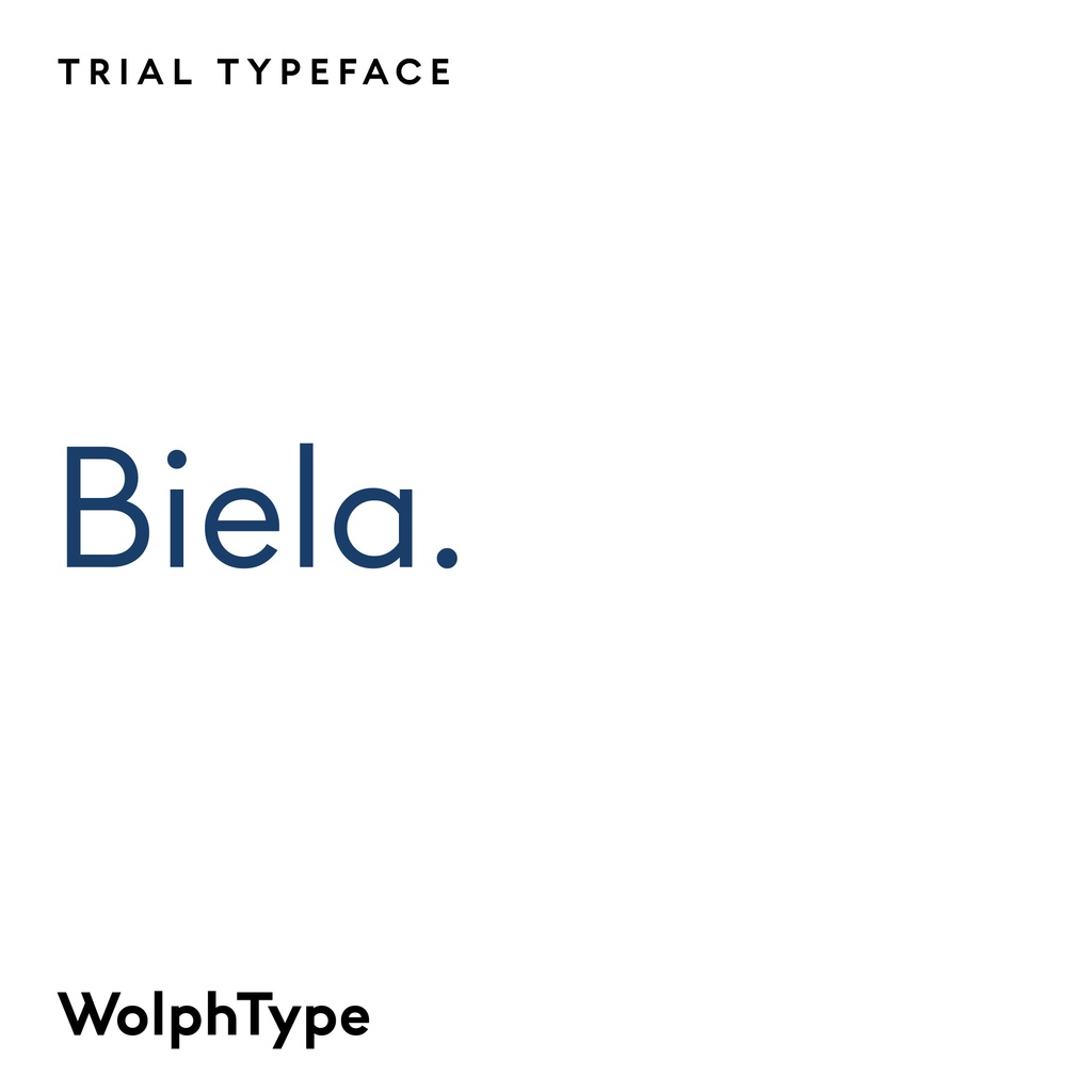 Biela Trial Fonts