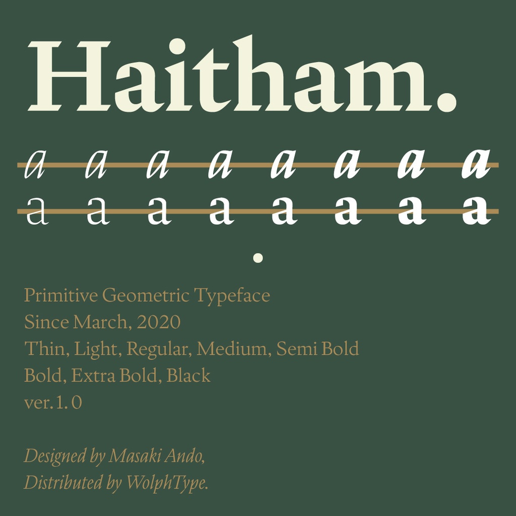 Haitham Trial Fonts