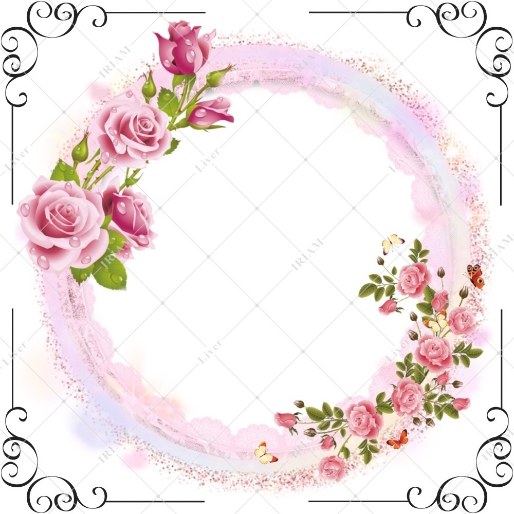 【無料】春かわいいアイコンリング4種セット|IRIAM・配信者向け素材