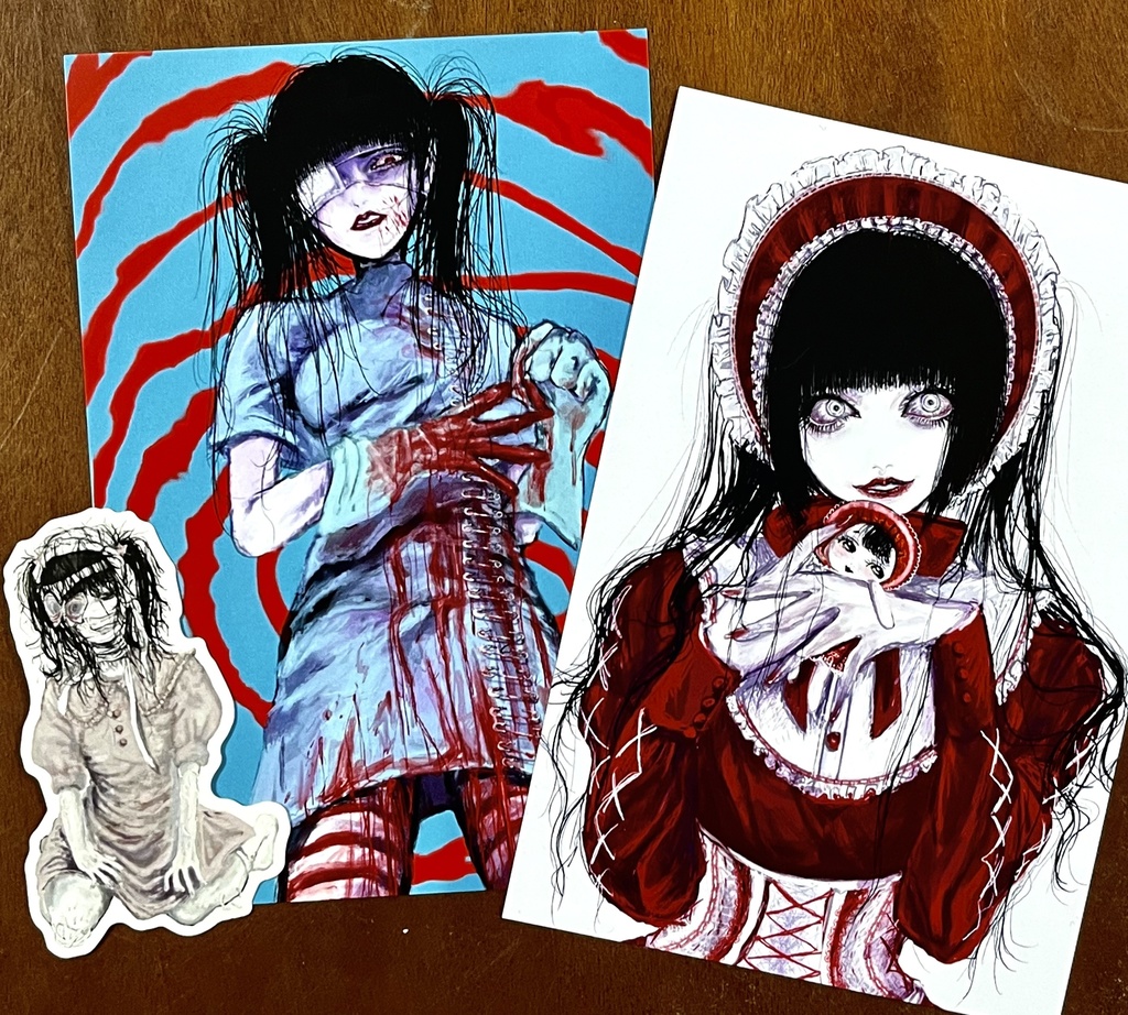 ポストカード2枚＋ステッカー