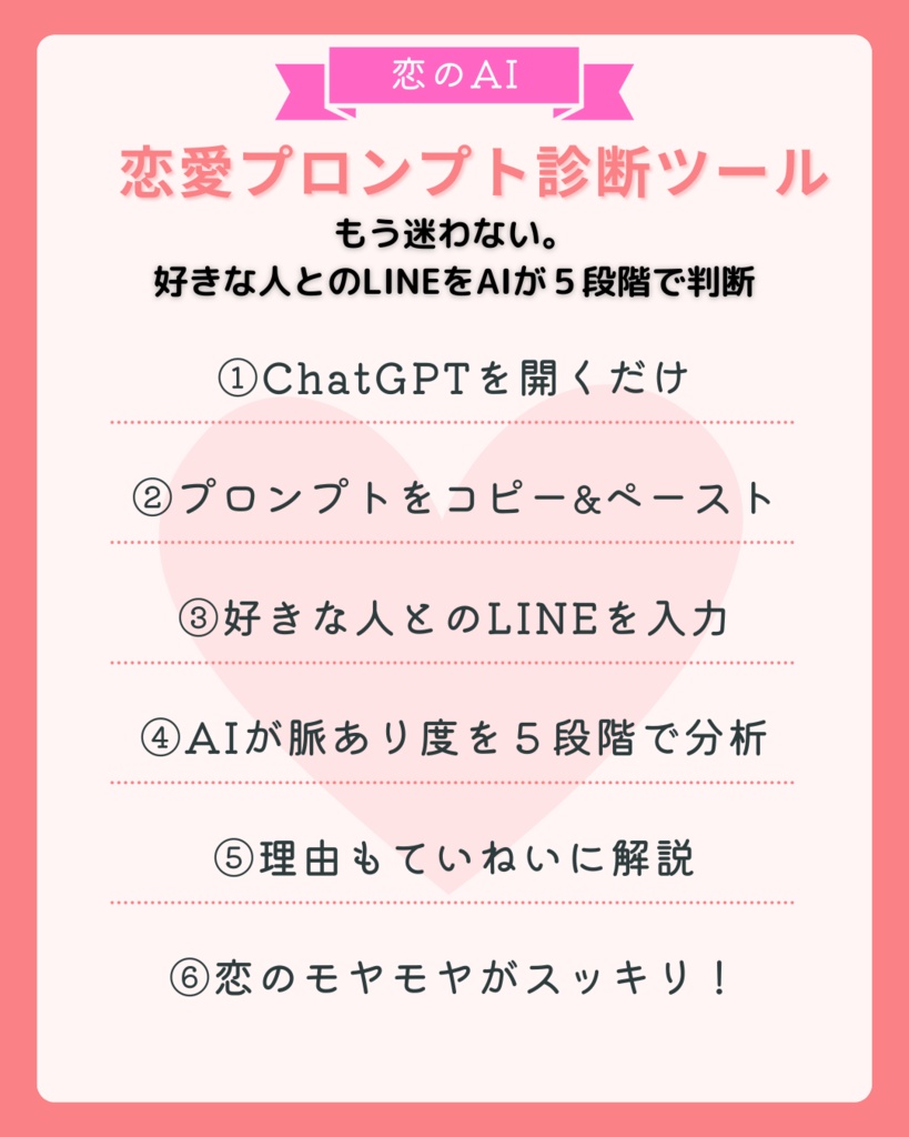 もう迷わない。好きな人とのLINEをAIが５段階で判断！