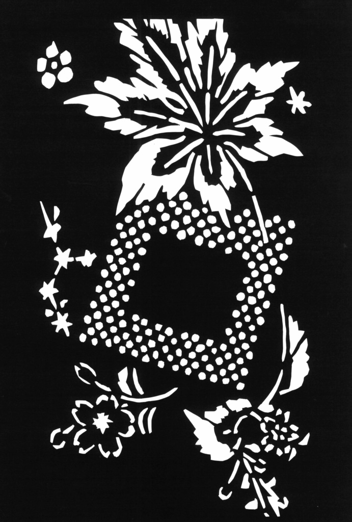 【無料図案】切り絵「和柄」の図案